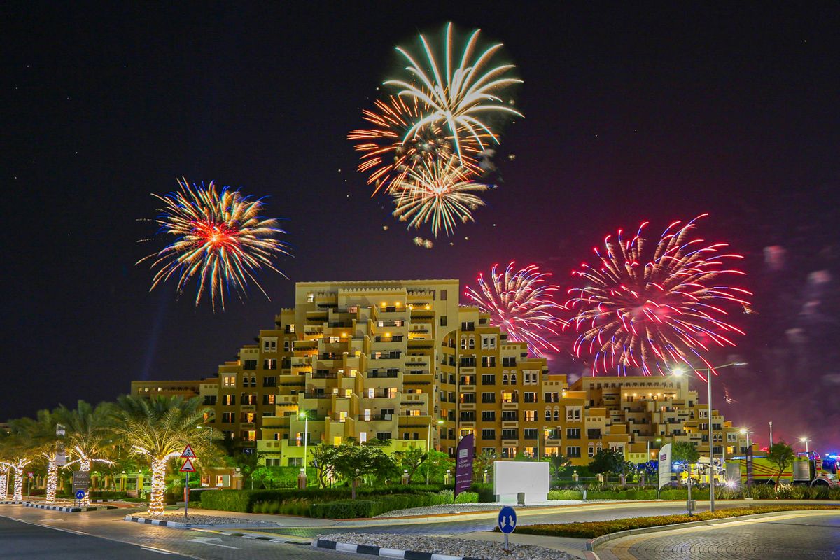 Fireworks over the Ras Al Khaimah waterfront